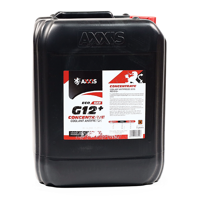 Антифриз концентрат ECO-80C RED G12+ 20л/21,4kg <AXXIS>